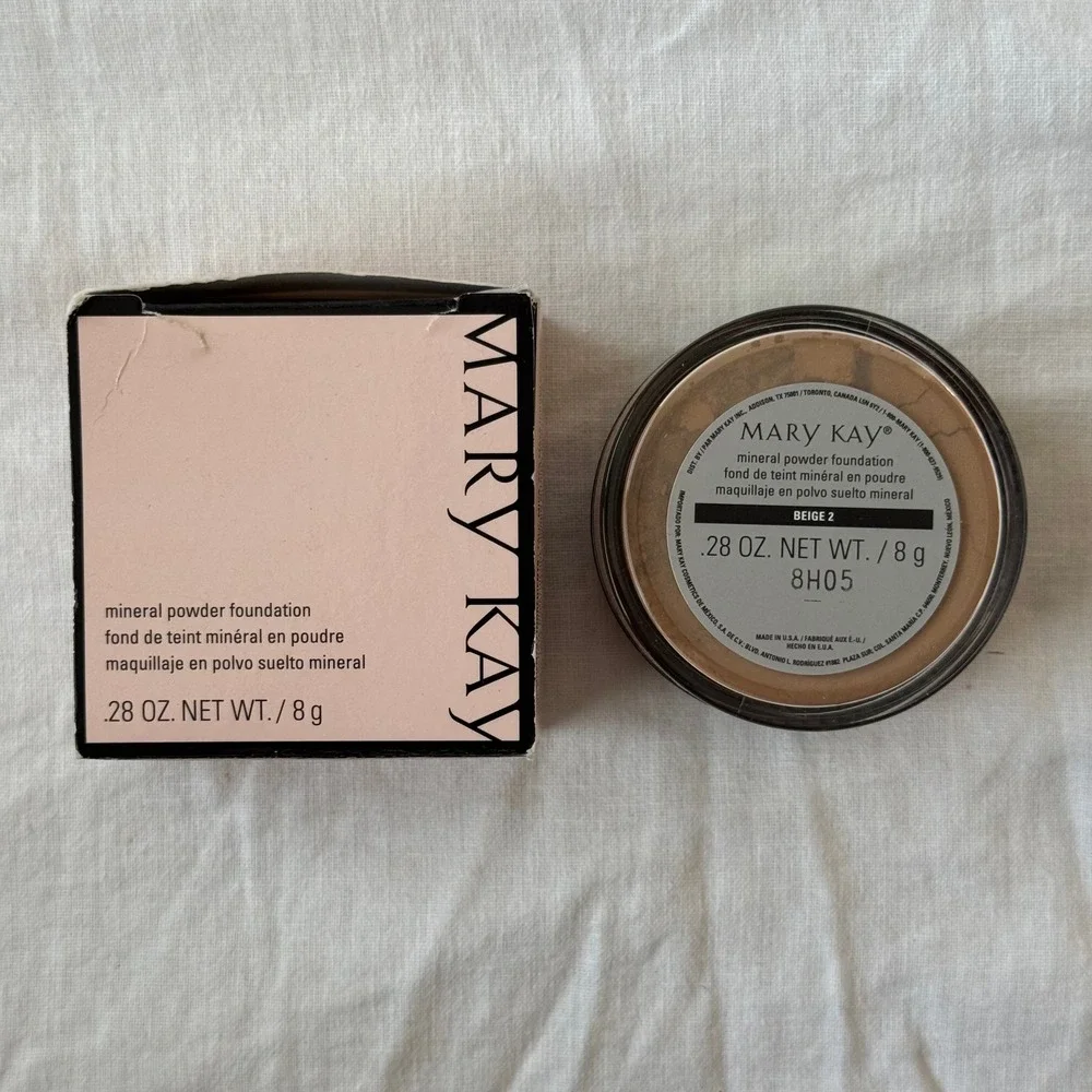 Mary Kay Mineral Powder Foundation Women's 0.28 oz Beige 2 Natural Matte